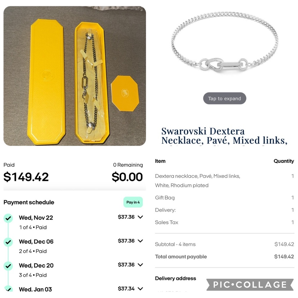 SWAROVSKI DEXTERA NECKLACE